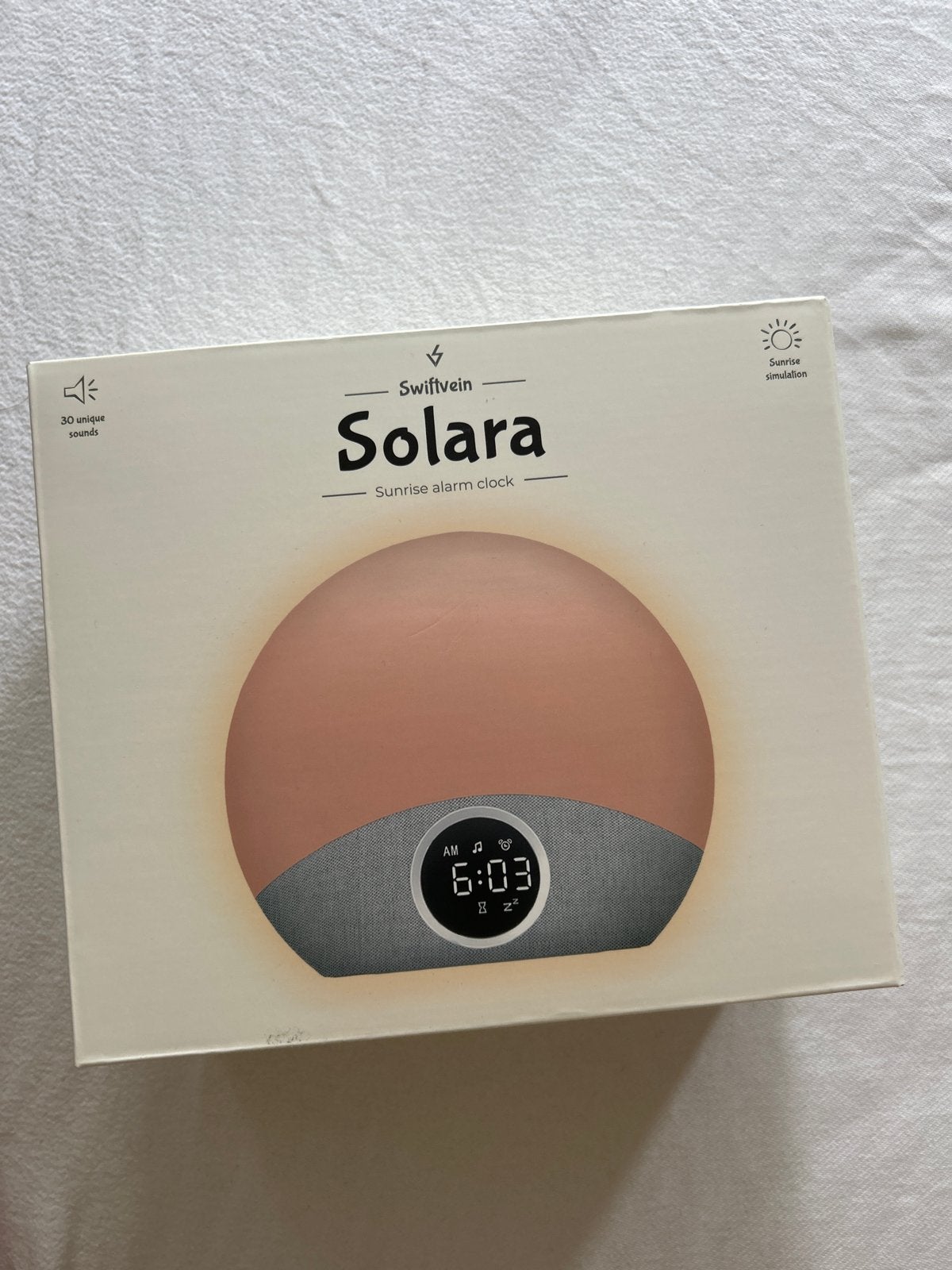 Swiftvein Solara Sunrise Wekker, Witgoed en Apparatuur, Wekkers, Ophalen of Verzenden, Nieuw, Digitaal
