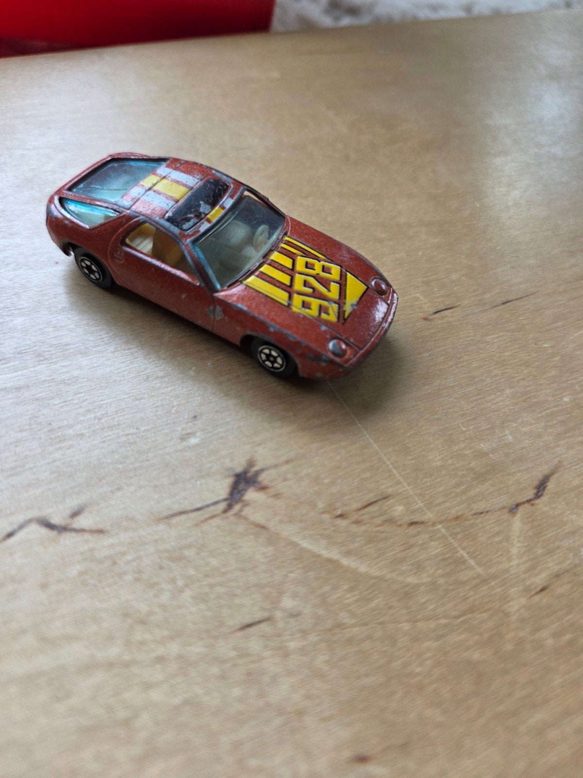 Vintage Matchbox Porsche 928 Speelgoedauto, Ophalen of Verzenden, Gebruikt