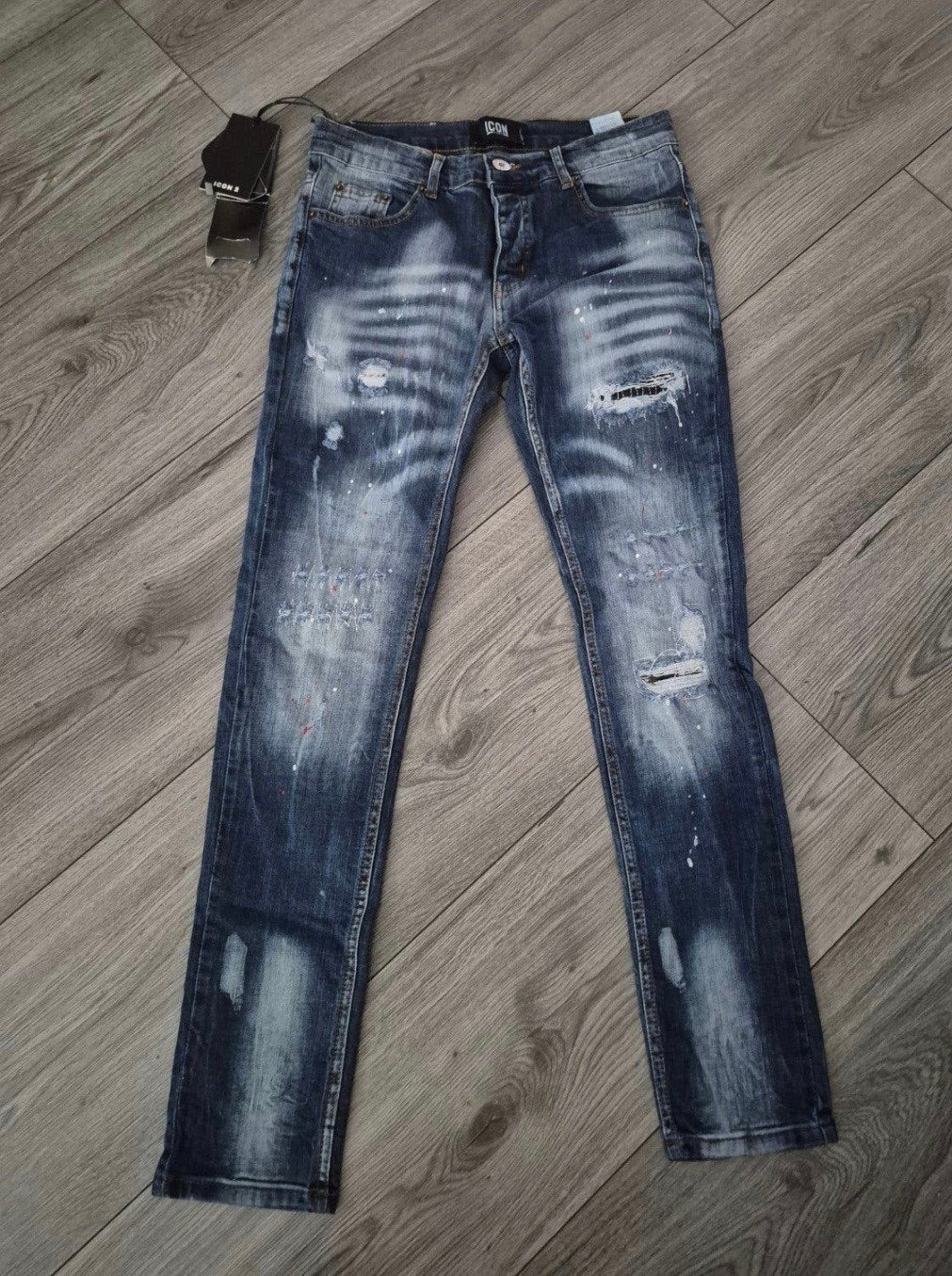 ICON  Jeans - Nieuw met labels maat. W30, Kleding | Heren, Spijkerbroeken en Jeans, Blauw, Overige jeansmaten, Nieuw, Ophalen of Verzenden