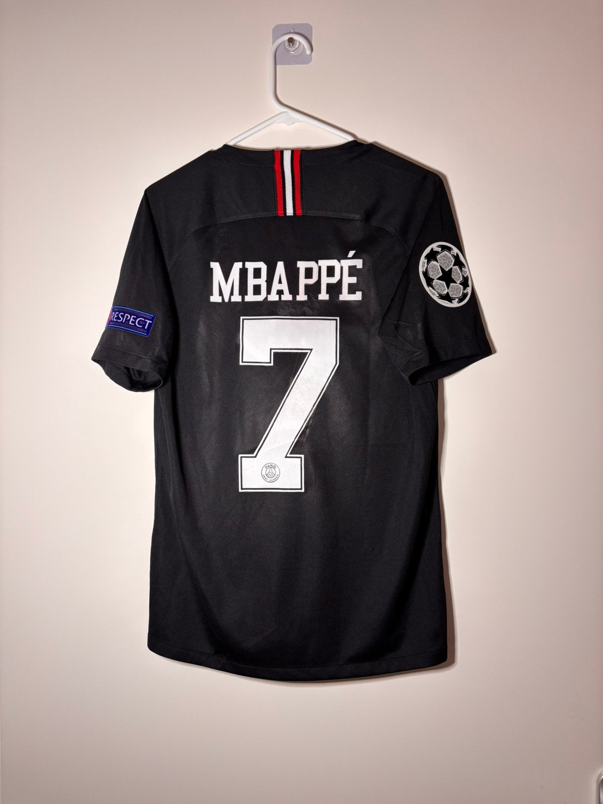 Paris Saint-Germain (PSG) 2018/2019 Kylian Mbappé #7 shirt, Maat M, Verzenden, Zo goed als nieuw, Shirt