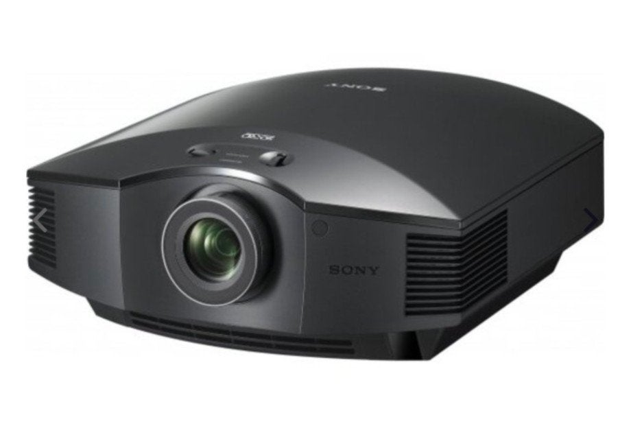 Sony beamer inclusief bioscoop doek gespannen in zwart frame, Ophalen