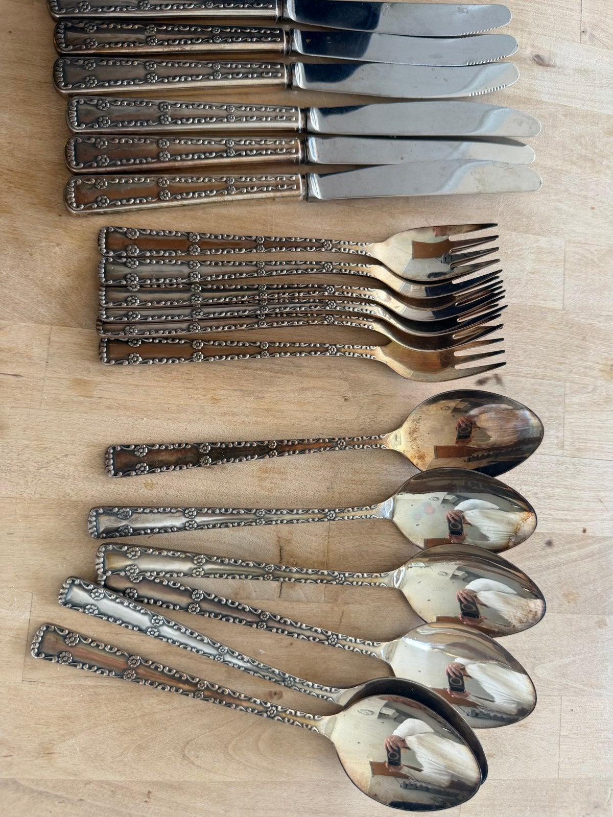 Zilveren bestekset Made in USSR - 18-delig, Ophalen of Verzenden