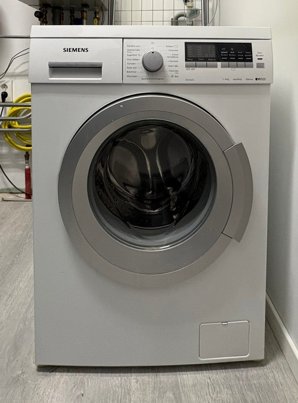 Siemens Wasmachine 1-8 kg, Witgoed en Apparatuur, Ophalen, Gebruikt, Handwasprogramma, Voorlader