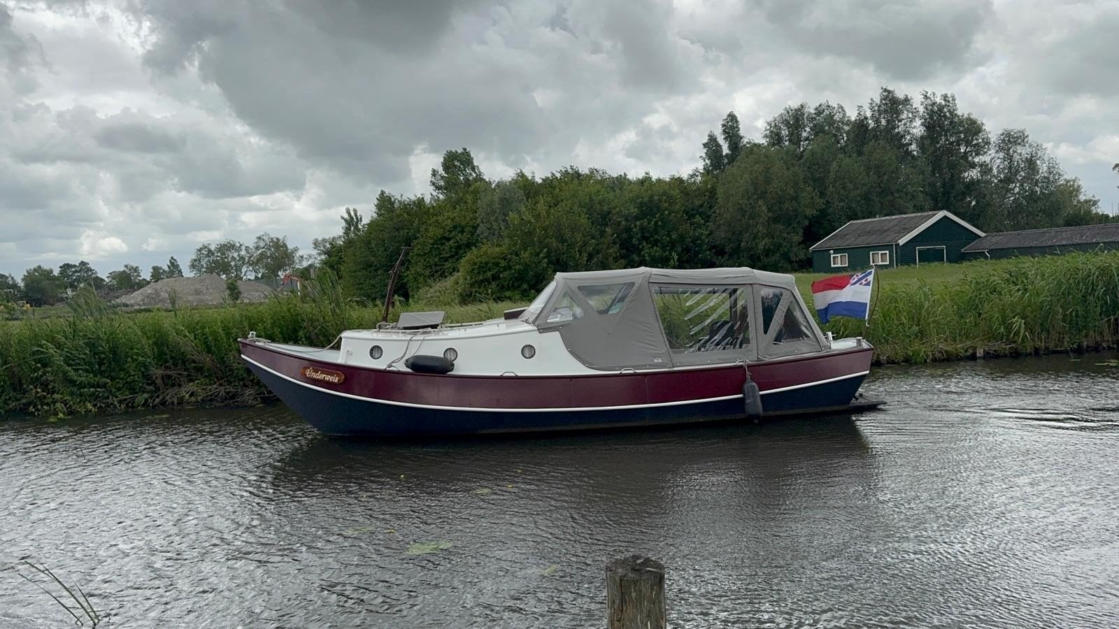Blomvlet 2001 - Klassieke Vlet met Karakter, Watersport en Boten, Gebruikt, Binnenboordmotor, Ophalen of Verzenden, Toilet