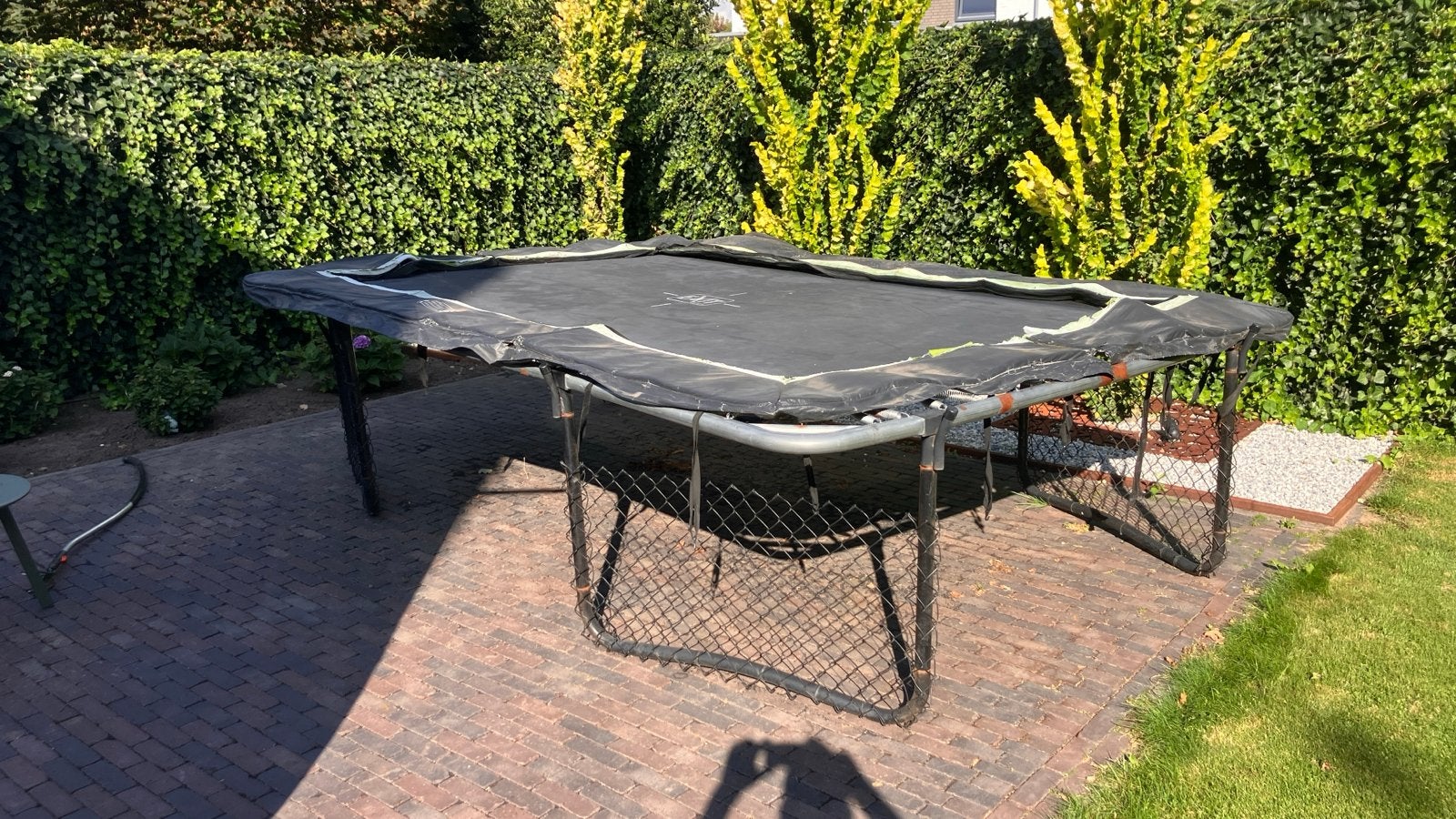 EXIT Toys trampoline --- 244x366 cm --- met veligheidsnet, Ophalen, Gebruikt