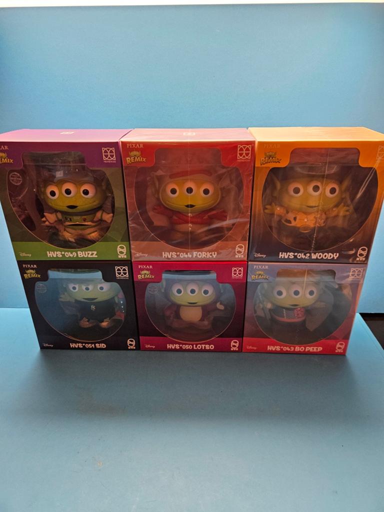 Toy Story Disney Swarovski complete aliens set woody buzz, Verzamelen, Disney, Ophalen of Verzenden, Overige figuren, Zo goed als nieuw