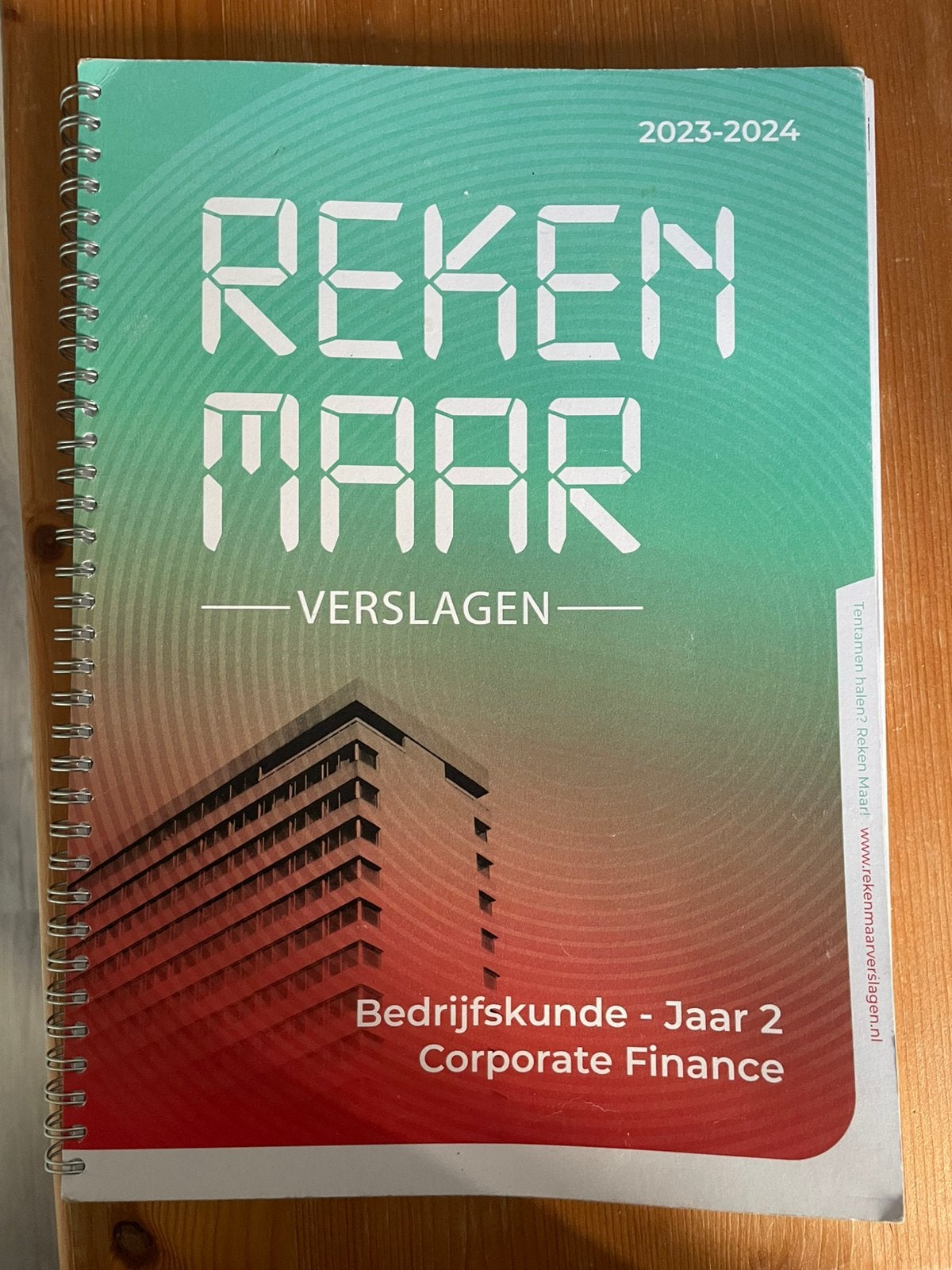 RekenMaar: Bedrijfskunde - Corporate Finance, Boeken, Ophalen of Verzenden, Beta, Zo goed als nieuw, WO