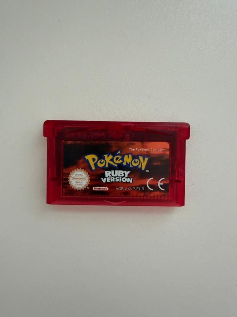 Pokémon Ruby GBA, Ophalen, 1 speler, Zo goed als nieuw, Role Playing Game (Rpg)