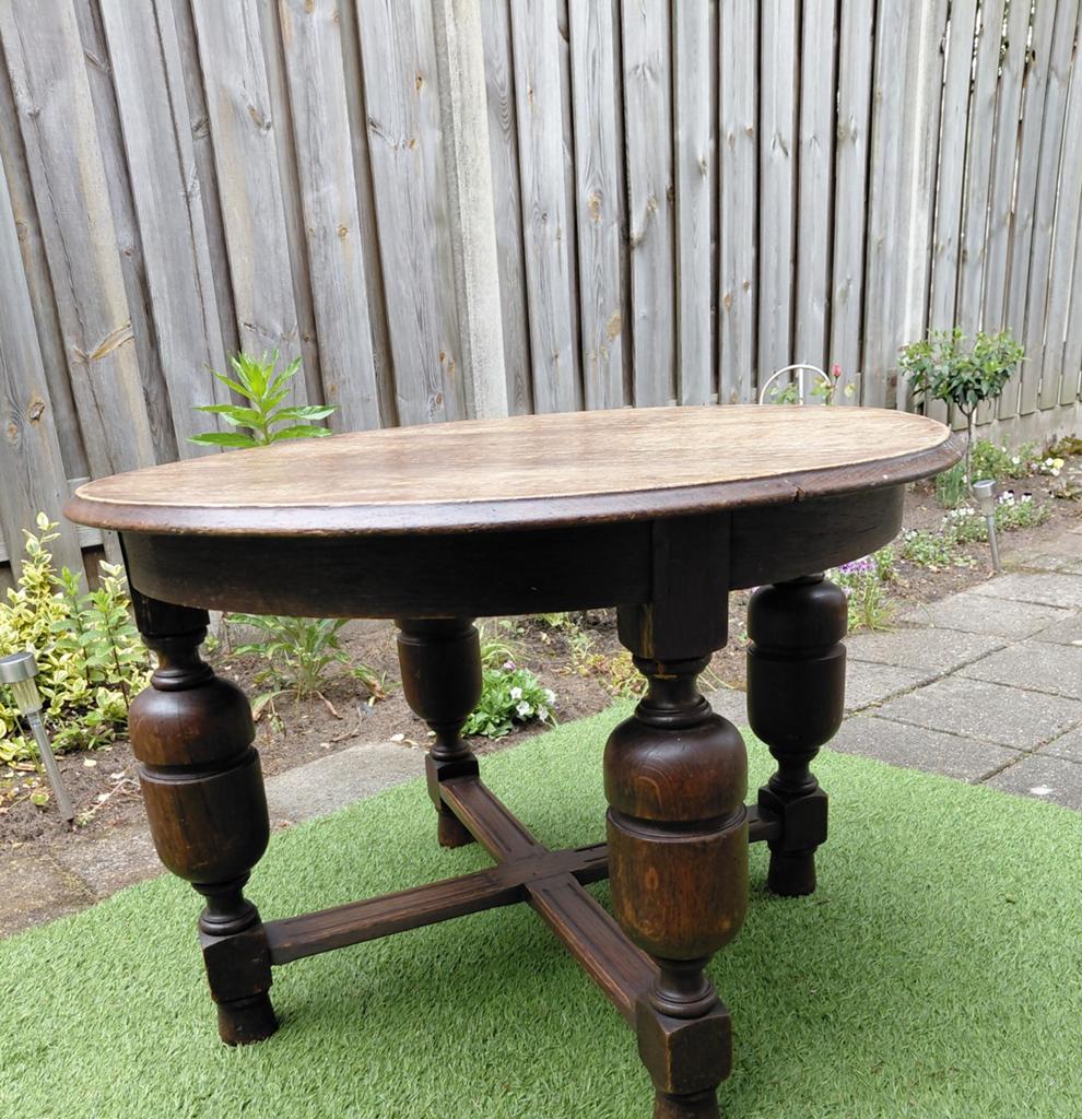 Bolpoot salontafel, Antiek en Kunst, Ophalen
