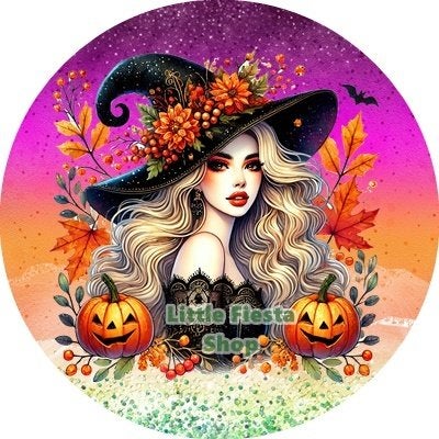 lf1050 icing frosting halloween heks 19cm eetbare print, Ophalen of Verzenden, Nieuw, Taarten, Versiering