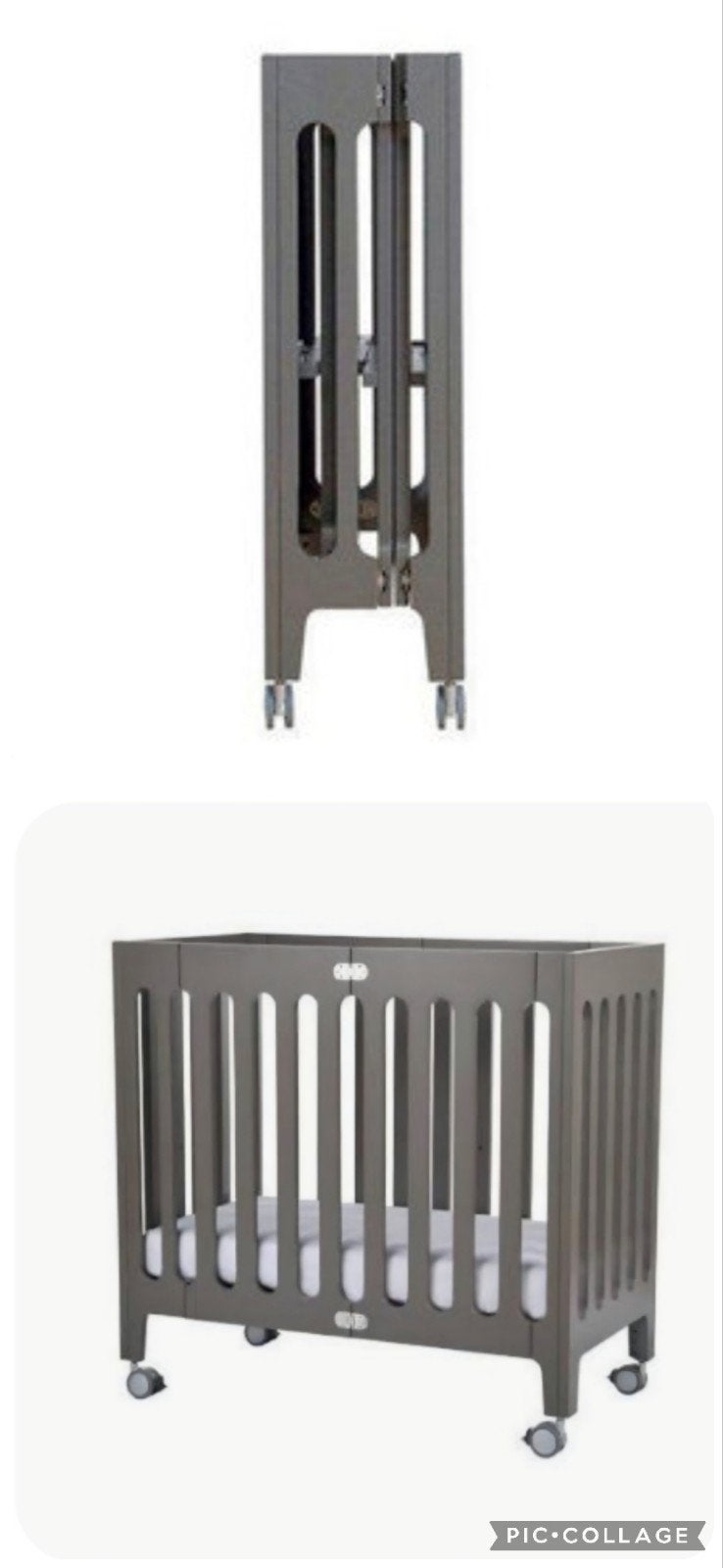 Bloom alma inklapbare massief houten design wieg / ledikant, Kinderen en Baby's, Ophalen, Gebruikt, Ledikant