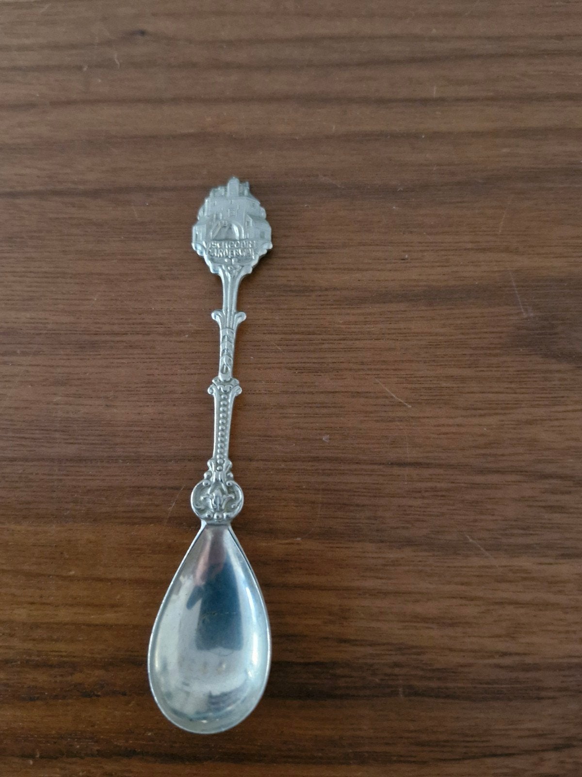Vintage verzamellepel met stadsgezicht Harderwijk, Ophalen of Verzenden