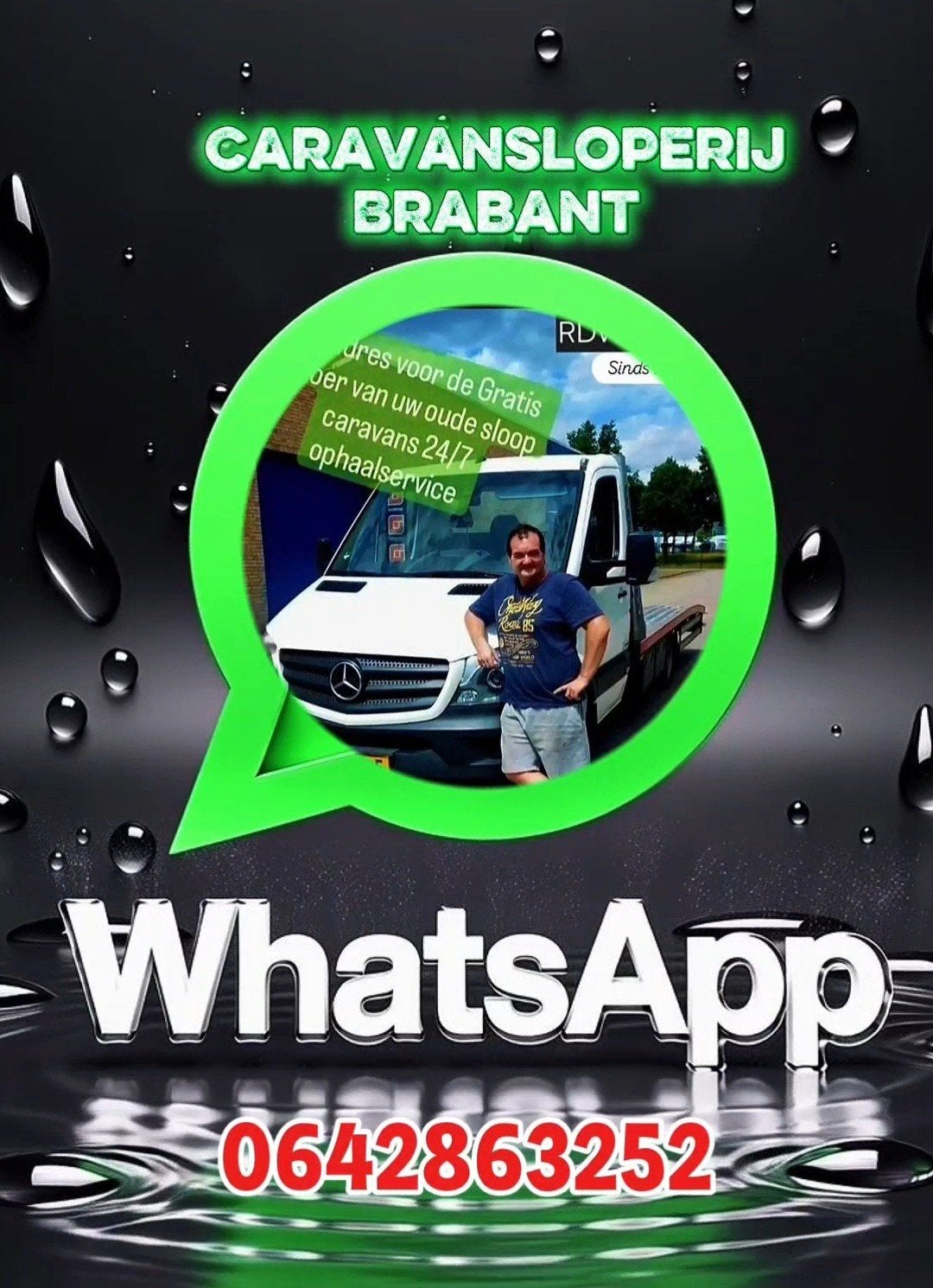 Gratis afvoer van uw oude sloop caravans 24/7 ophaalservice
