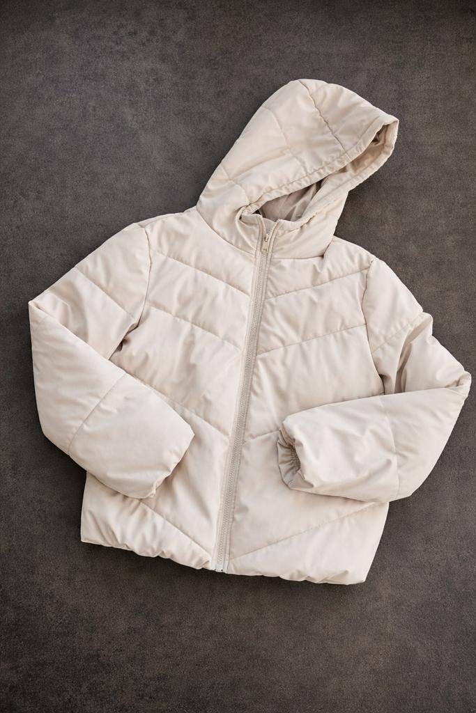 Creme jas van JDY - Maat S, Beige, Ophalen of Verzenden, Maat 36 (S), Gedragen