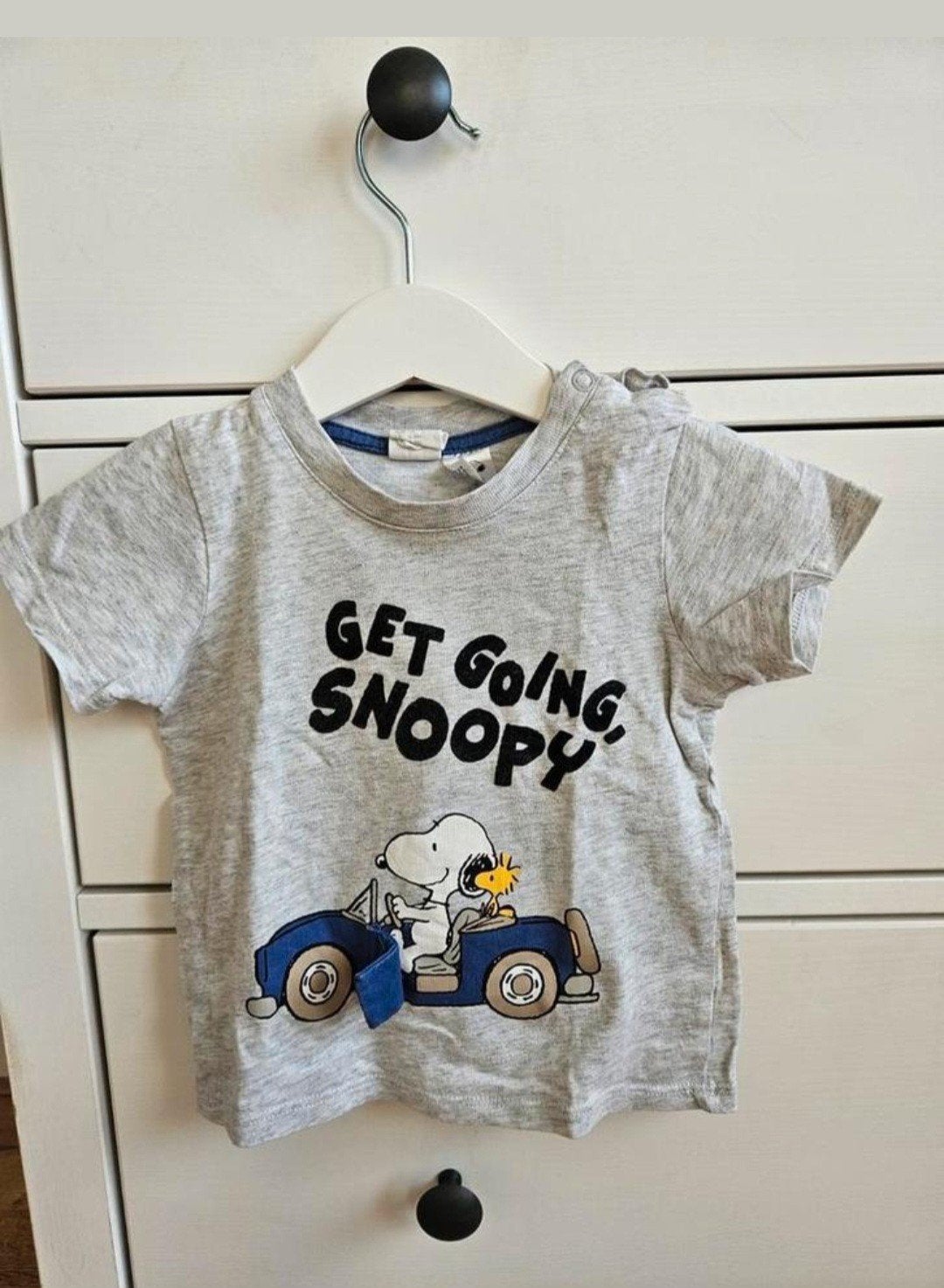 T-shirt maat 74, Kinderen en Baby's, Babykleding | Maat 74, H&M, Ophalen of Verzenden, Zo goed als nieuw, Jongetje