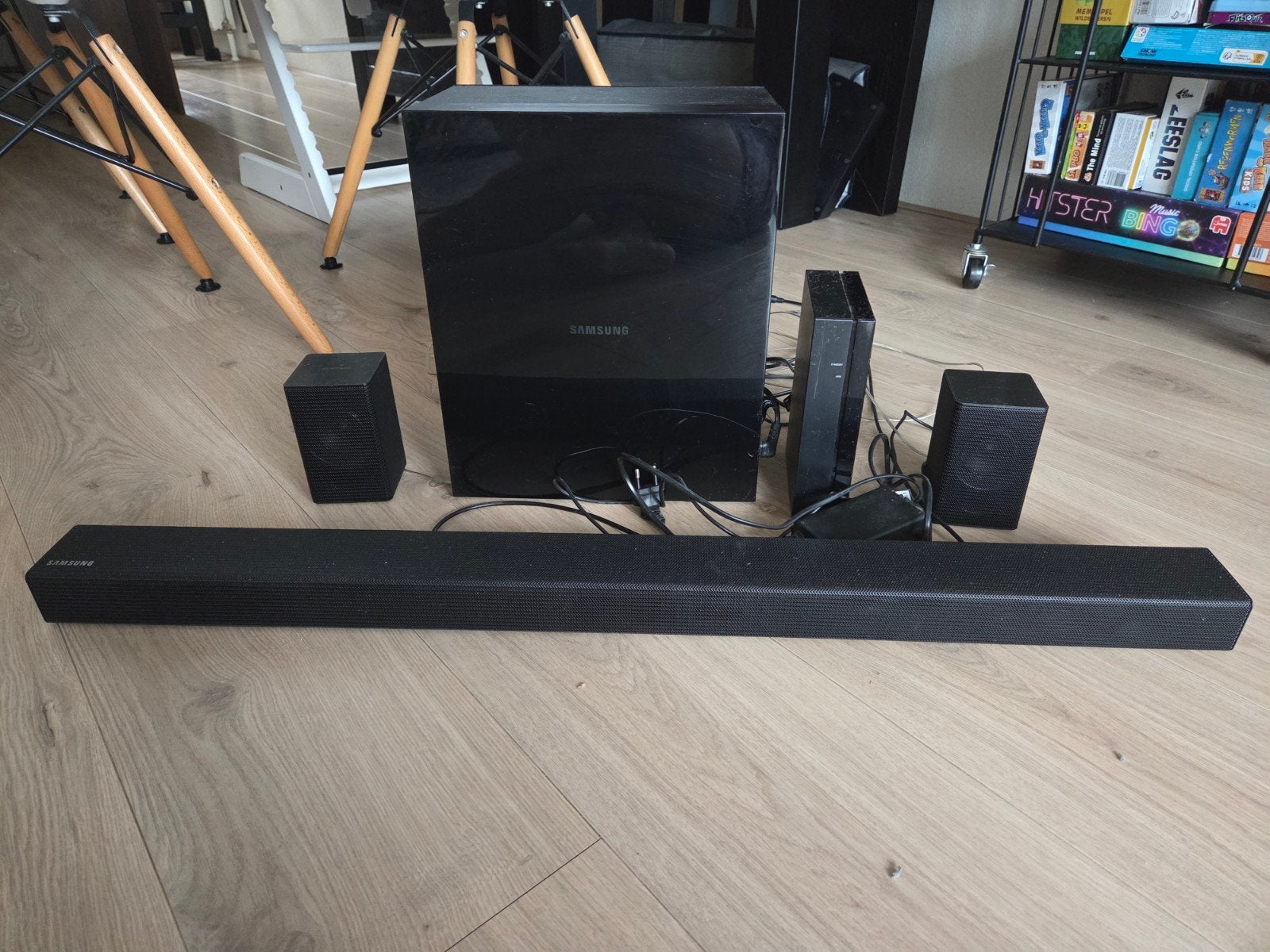 Samsung HW-K470/XN Soundbar met draadloze subwoofer, Ophalen, Gebruikt, 70 watt of meer, 5.1-systeem