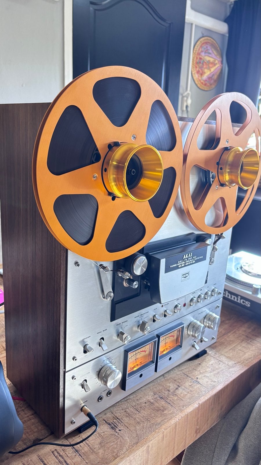 Unieke Akai GX 650 D Bandrecorder - Volledig Gereviseerd, Ophalen of Verzenden, Bandrecorder, Met banden