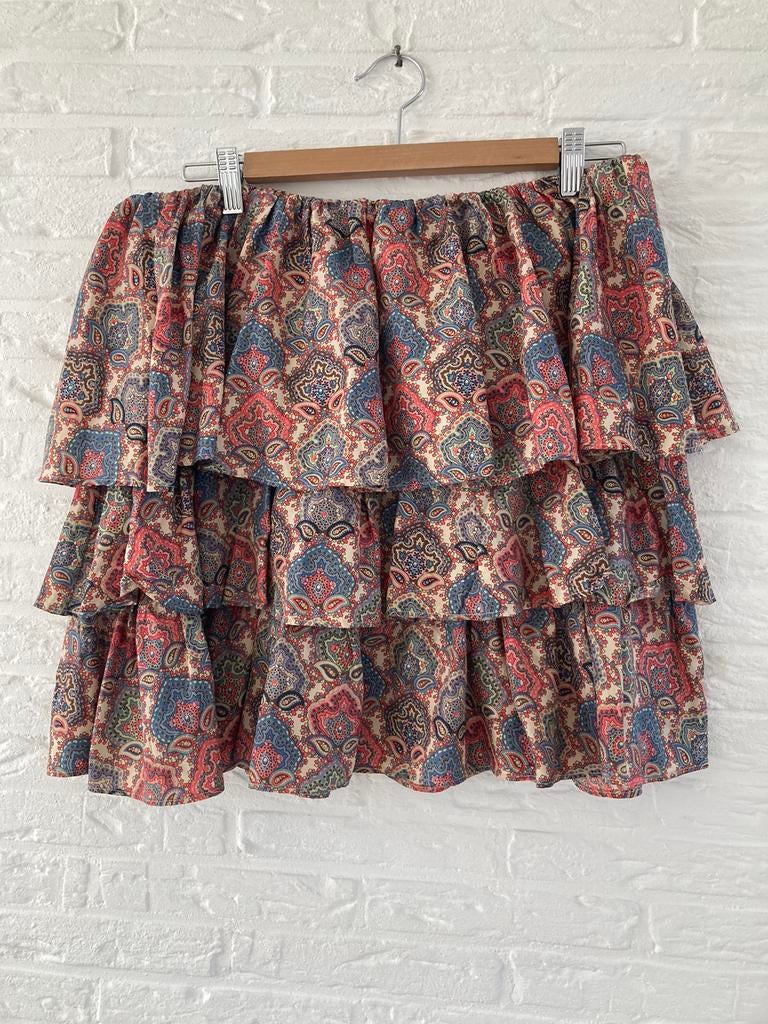 Paul & Joe Sister 100% ZIJDE ROK met stroken mt 42 boho XL, Kleding | Dames, Ophalen of Verzenden, Zo goed als nieuw, Overige kleuren