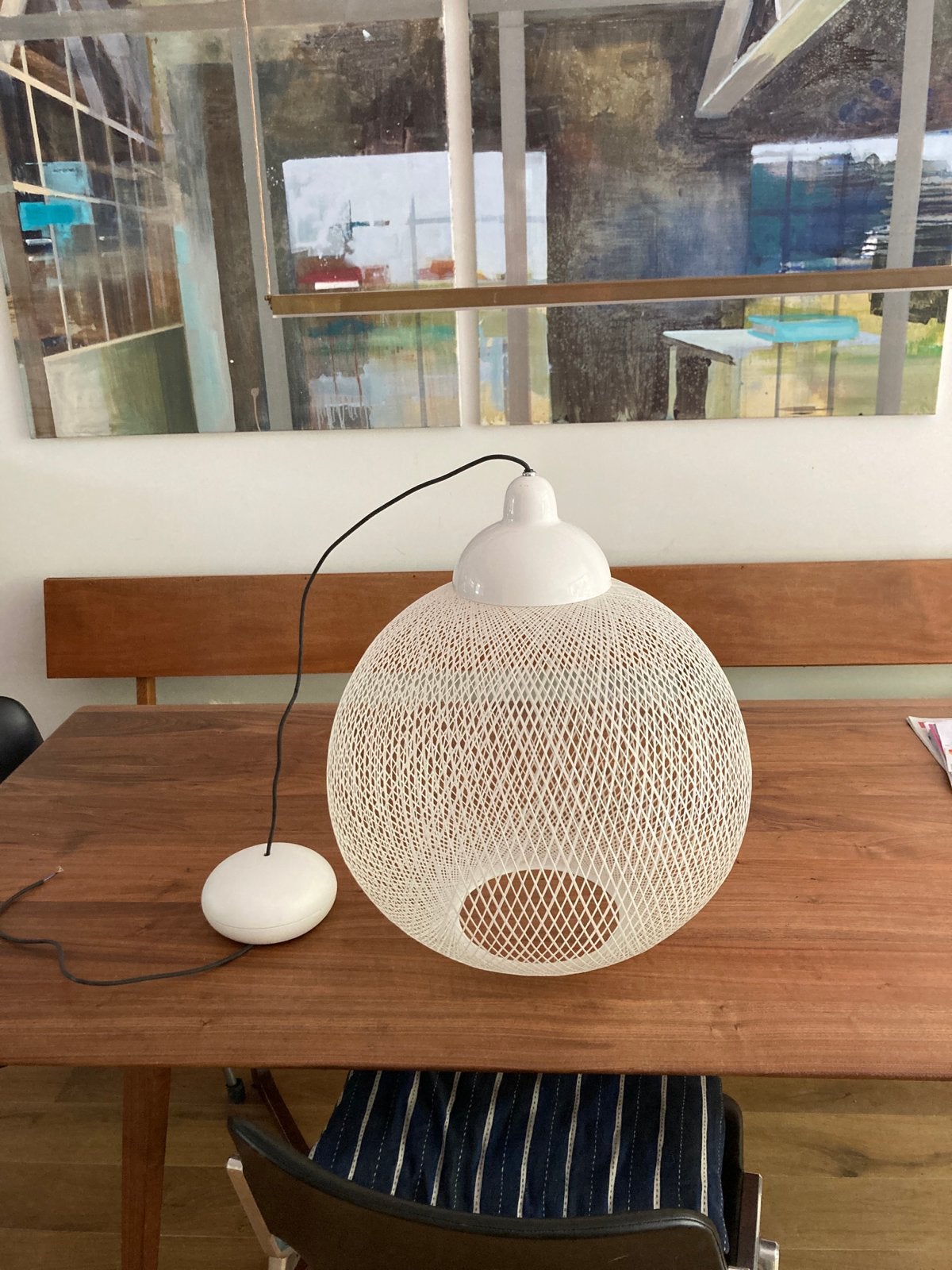 Moooi Non-Random hanglamp - Ø 48 cm, H 54 cm, Ophalen of Verzenden, Zo goed als nieuw, Kunststof, 50 tot 75 cm