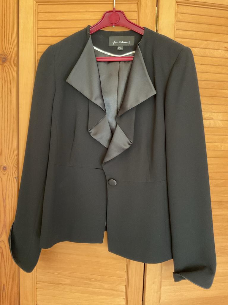 Vintage Zwart Jasje Frans Molenaar - Weinig Gedragen, Kleding | Dames, Ophalen, Zo goed als nieuw, Maat 38/40 (M), Zwart