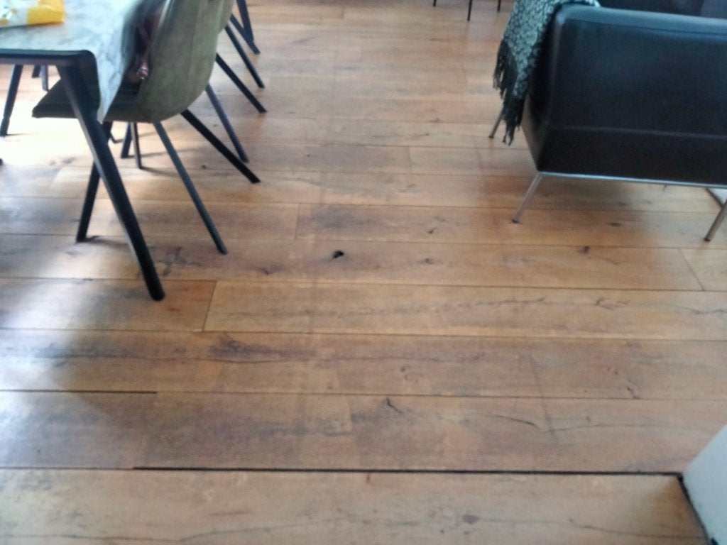 Eiken vloerplanken, Doe-het-zelf en Verbouw, Hout en Planken, Gebruikt, Minder dan 25 mm, Eiken, Ophalen of Verzenden