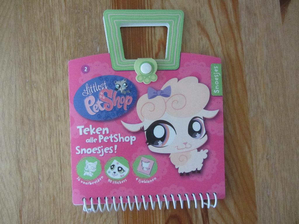 Little petshop tekenboekje, Ophalen of Verzenden, Gebruikt