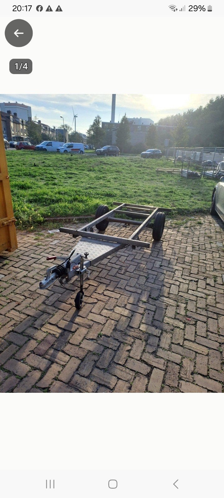 Te koop: Aanhanger voor opbouw of onderdelen., Auto diversen, Ophalen, Zo goed als nieuw