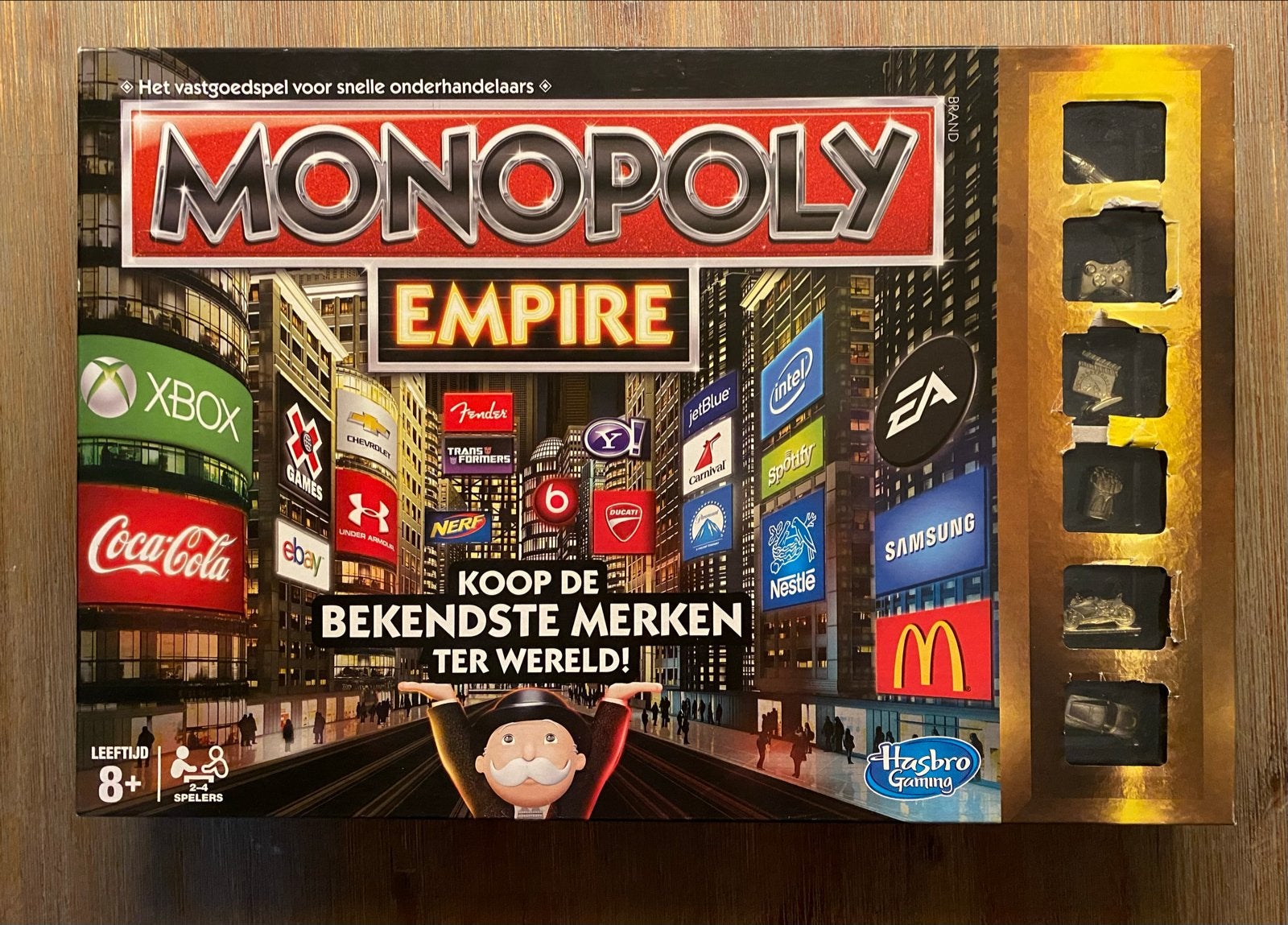 Monopoly Empire, Drie of vier spelers, Ophalen, Nieuw