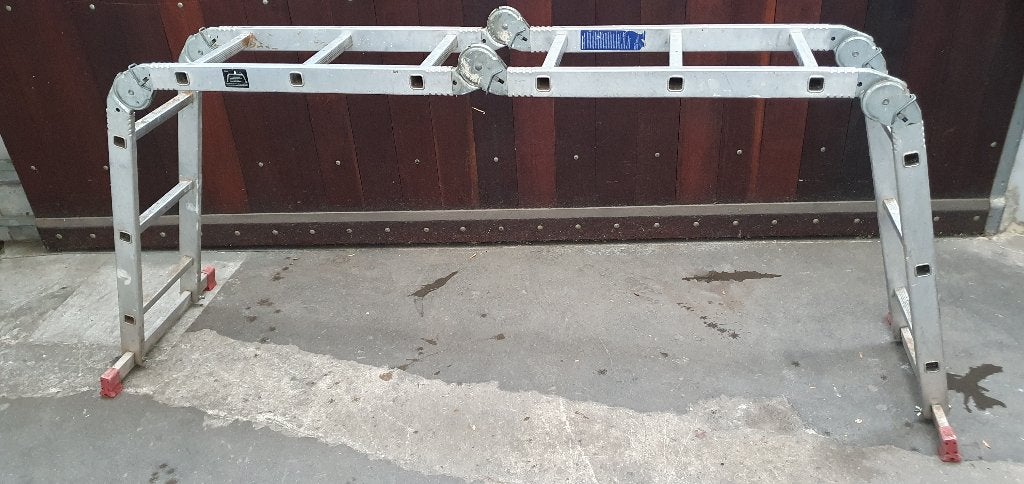 Vouw ladder, trap, kamersteiger, huishoud trap, Doe-het-zelf en Verbouw, Ophalen, Gebruikt, Ladder, Opvouwbaar of Inschuifbaar