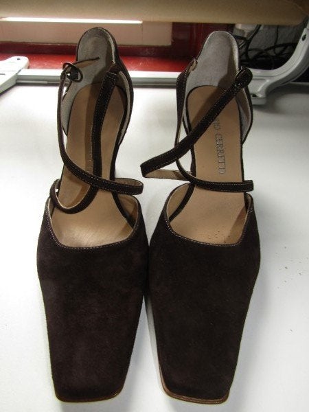 F1895 Dario Cerretti 39 nieuw pumps bruin suèdeleder, Pumps, Bruin, Verzenden, Dario Cerretti