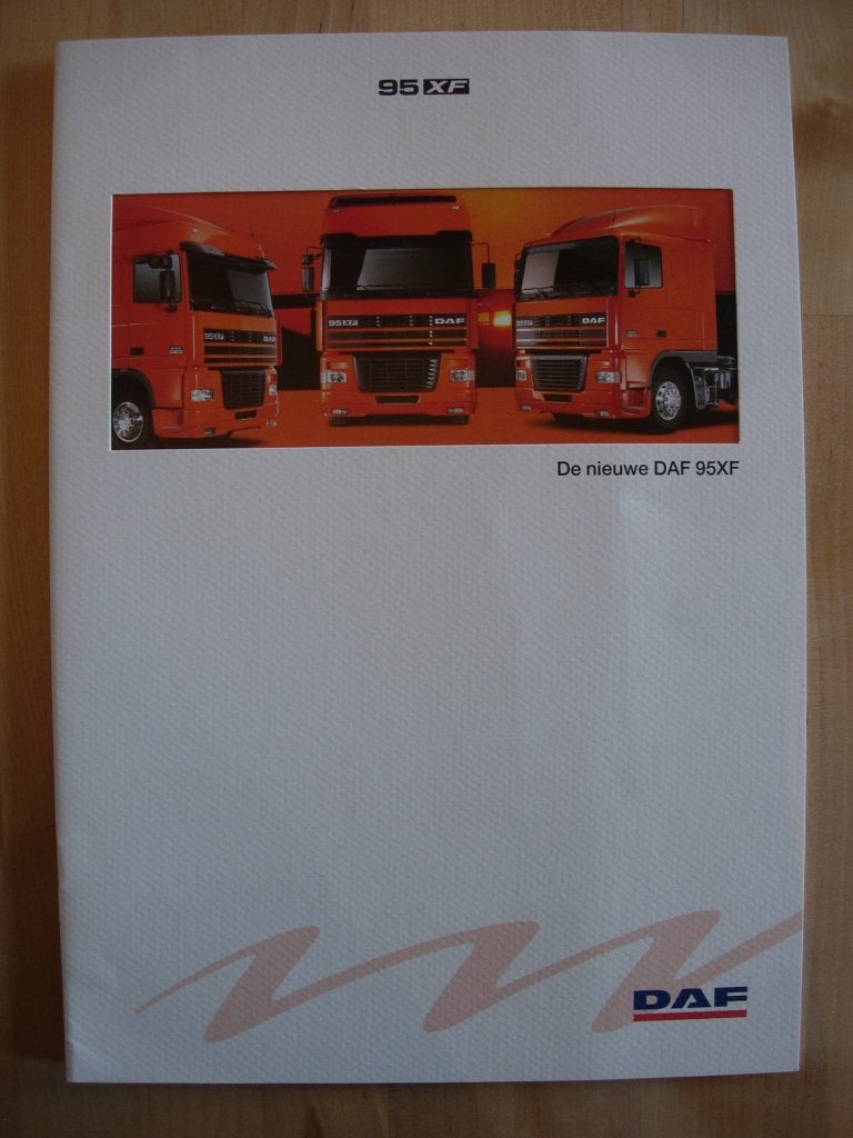 DAF 95XF Brochure 1997 – 95 XF, Ophalen of Verzenden, Zo goed als nieuw, Overige merken, DAF