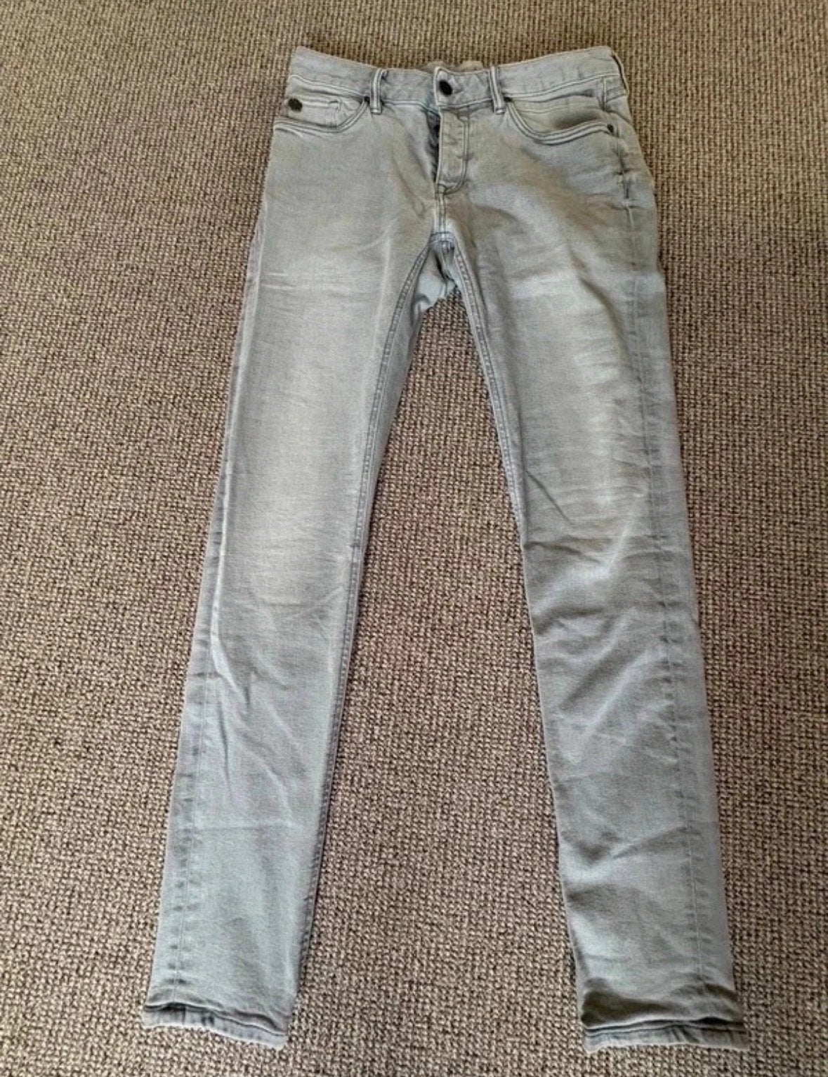 Cast Iron Jeans - Grijs - 33/34, Kleding | Heren, Ophalen of Verzenden, Zo goed als nieuw, Grijs, W33 - W34 (confectie 48/50)