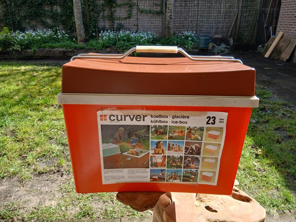 Curver Koelbox Nieuw Oranje 23L Retro Vintage, Ophalen of Verzenden, Nieuw, Koelbox, Koelelement