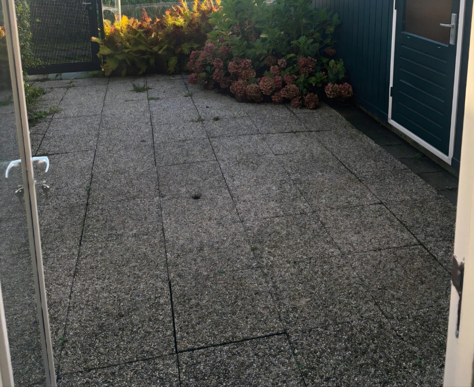 Grindtegels ongeveer 25m², Ophalen, Gebruikt, Overige materialen