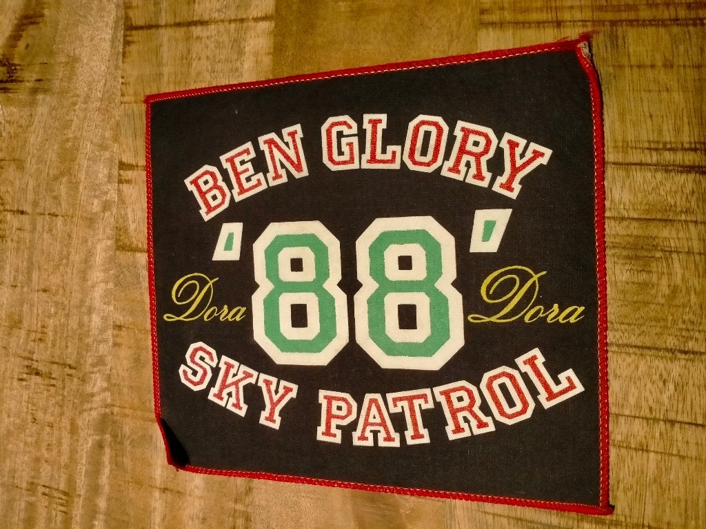 Ben Glory Dora 88 Sky Patrol backpatch back patch embleem, Ophalen of Verzenden, Gebruikt, Overige typen
