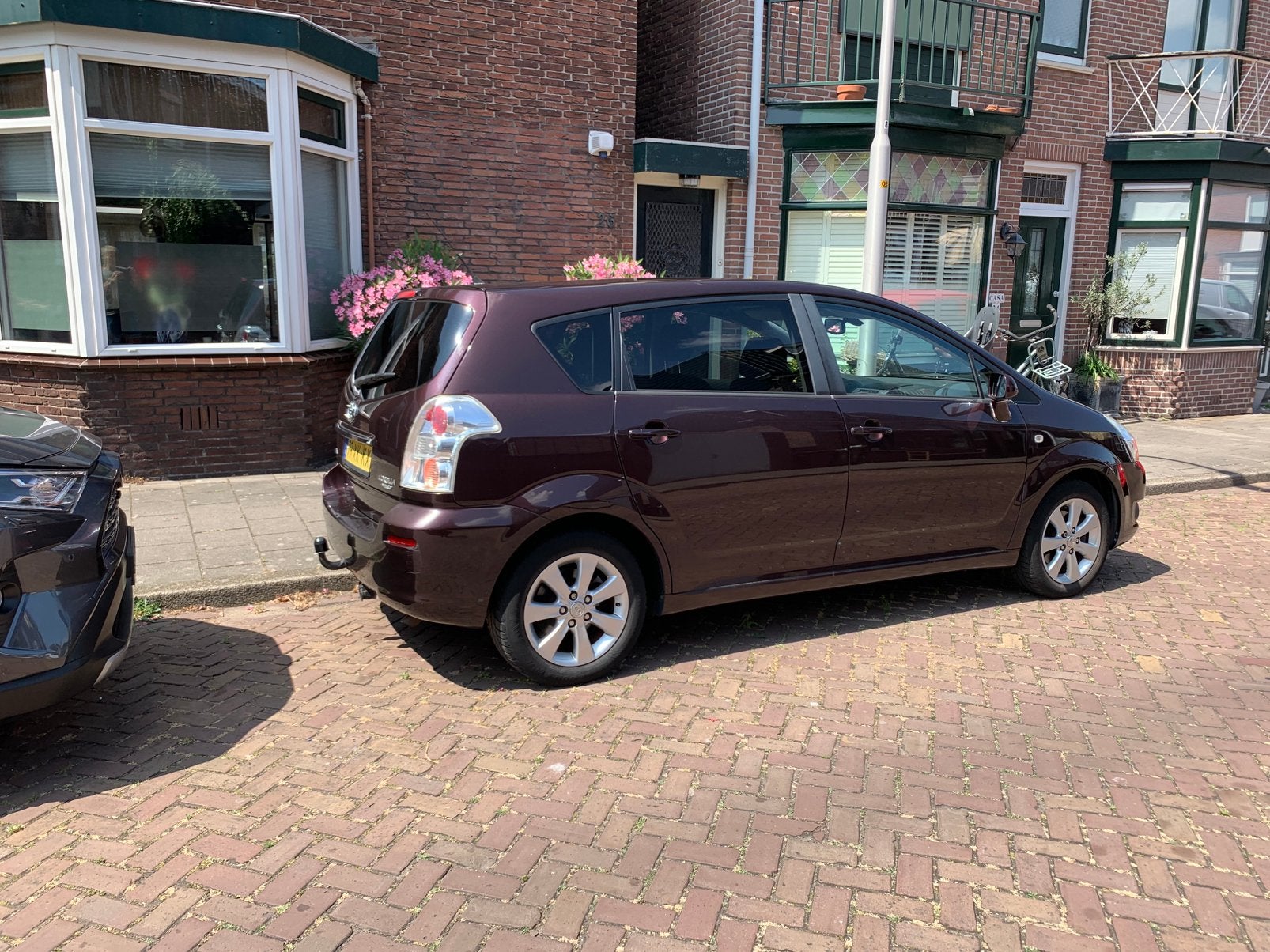 Toyota Corolla Verso 1.8 16V 5P 2007 Rood, Auto's, Zwart, 4 cilinders, 129 pk, Origineel Nederlands
