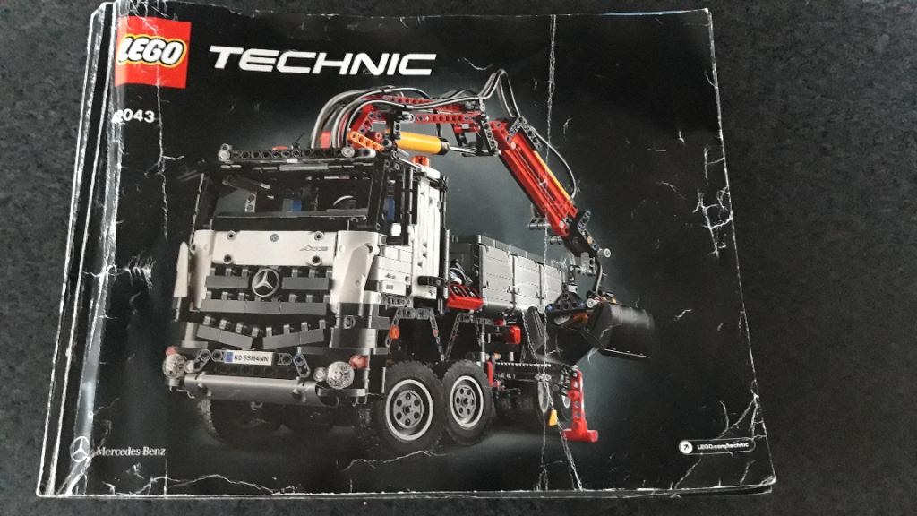 Mercedes benz arocs technic lego met trailer, Ophalen of Verzenden, Gebruikt
