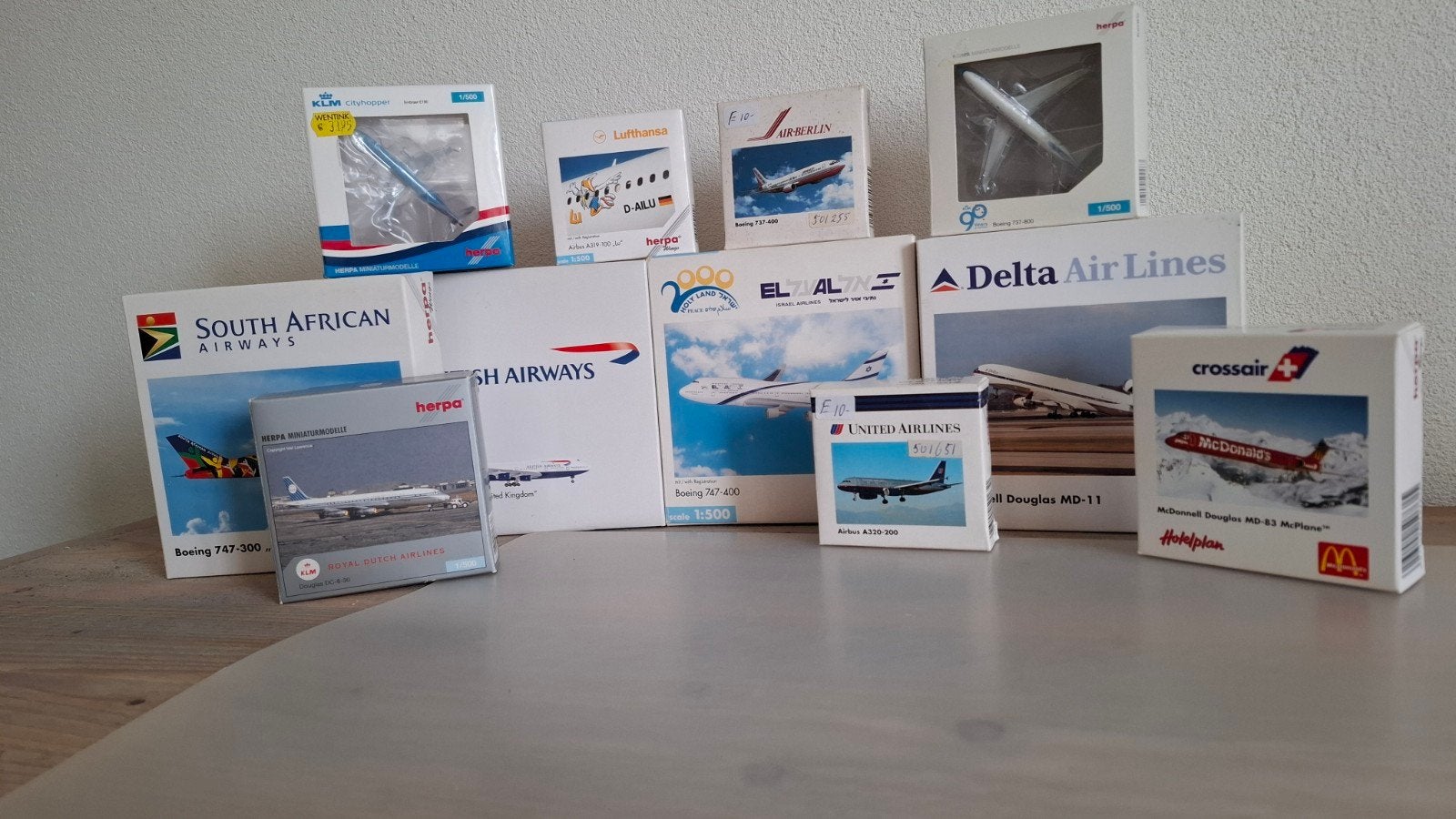 Herpa 1:500 deal 2, Ophalen of Verzenden, Schaalmodel