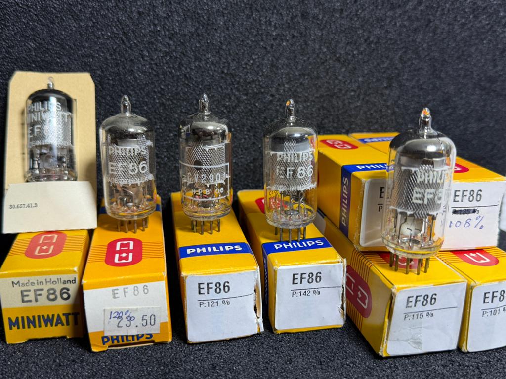 8stuks Philips EF-86 buisjes (getest), Ophalen of Verzenden