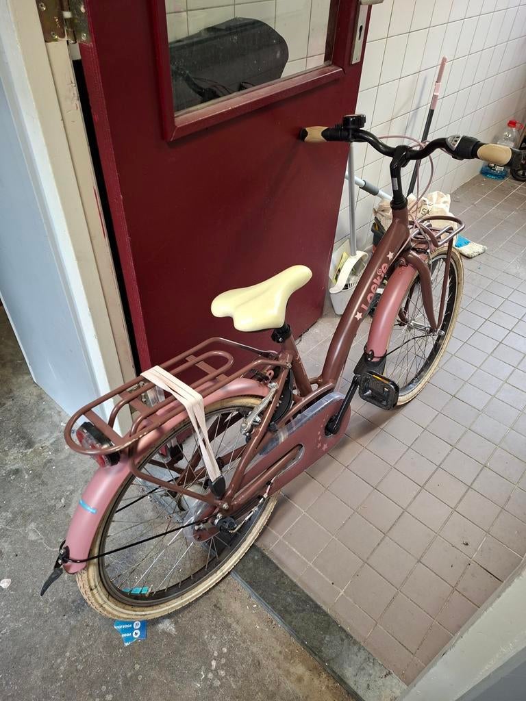 Loekie kinderfiets 22 inch - Gebruikt met lichte schade, Fietsen en Brommers, Fietsen | Meisjes, Ophalen of Verzenden, Gebruikt