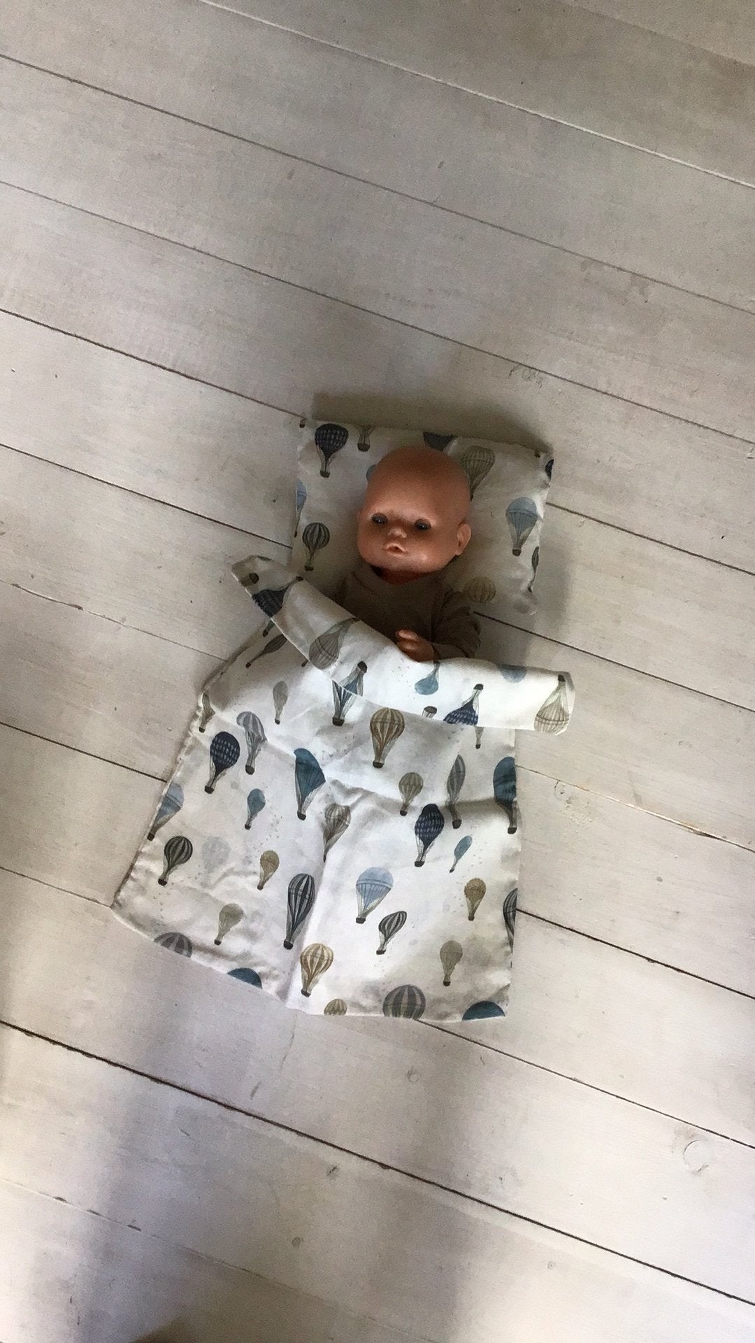 Deken en kussen voor ikea poppenbed, Ophalen of Verzenden, Zo goed als nieuw, Babypop
