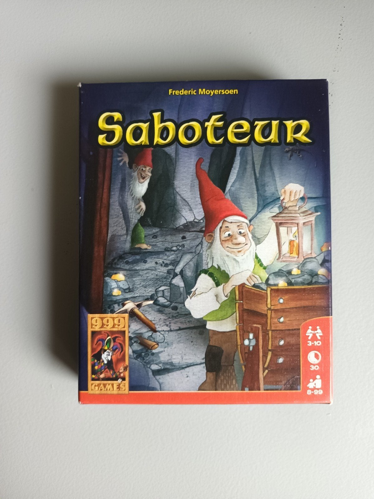 Spel kaartspel Saboteur 999 games zgan spelletje compleet, Vijf spelers of meer, Ophalen of Verzenden, Zo goed als nieuw, 999 games