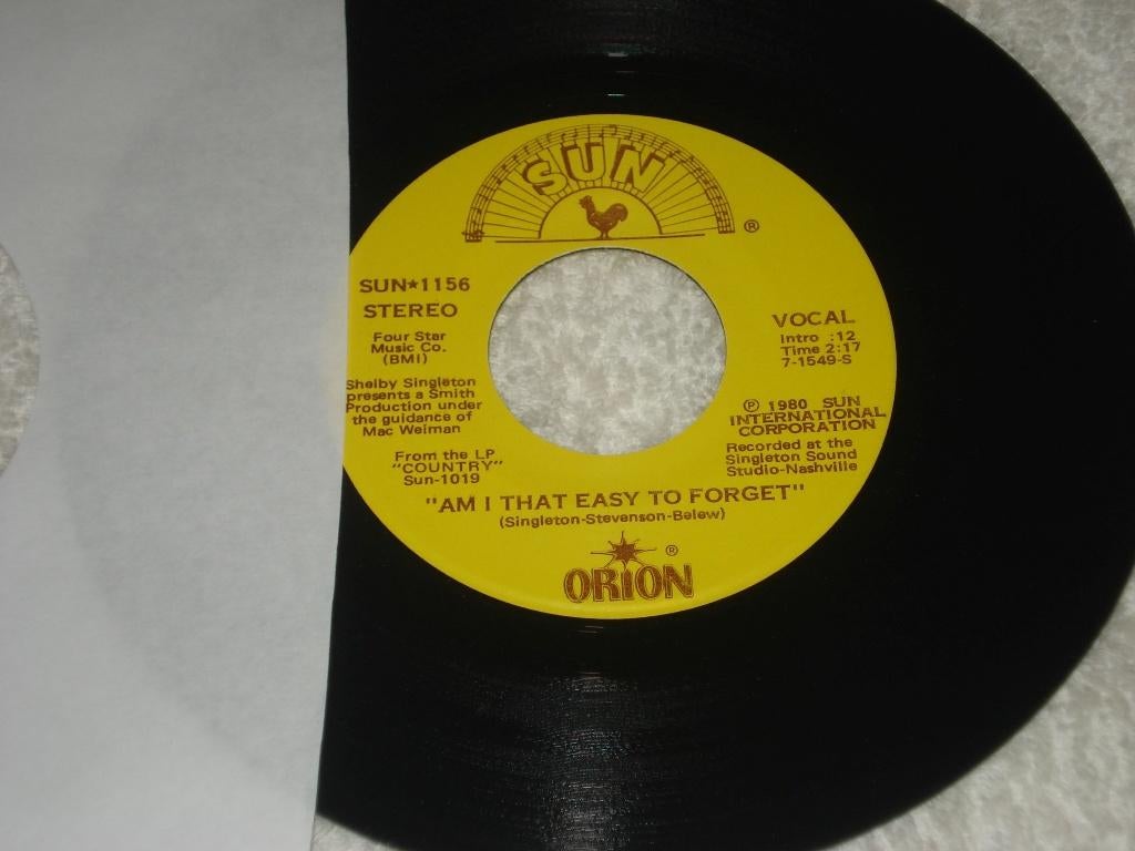 Orion  Jimmy Ellis  Am i That Easy To Forget  Usa  Orgineel, Originele persing, Ophalen of Verzenden, Zo goed als nieuw, Pop