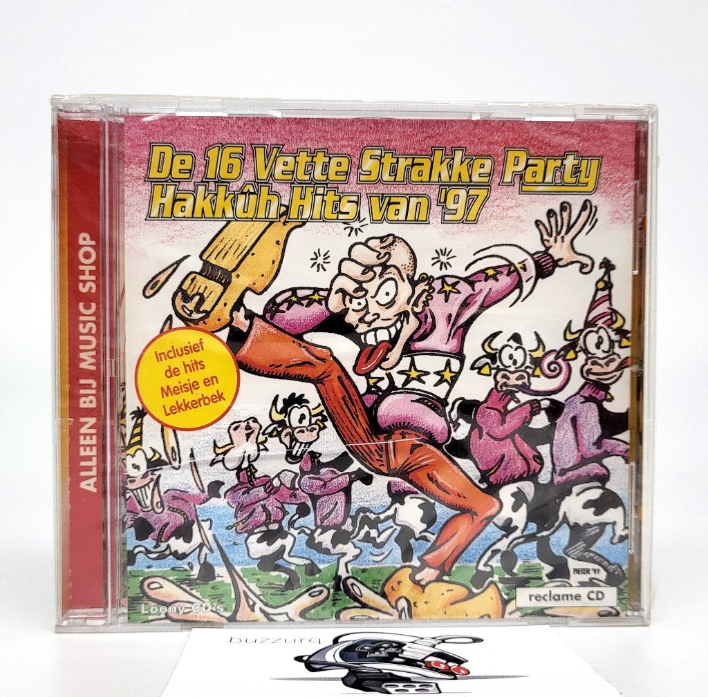 De 16 vette strakke party hakkûh hits van '97 - CD Nieuw, Ophalen of Verzenden, Nieuw in verpakking, Hardcore