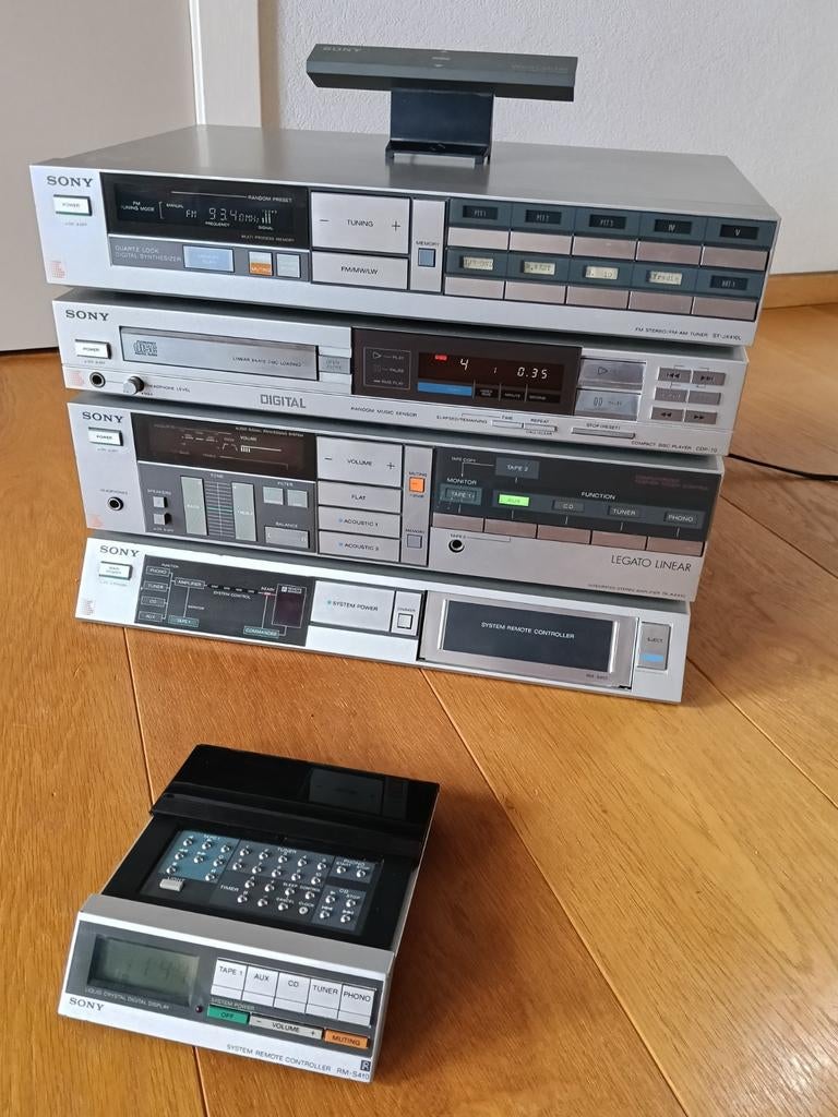 Sony Super Session 6000 stereoset, Audio, Tv en Foto, Stereo-sets, Gebruikt, Cd-speler, Tuner of Radio, Sony, Losse componenten
