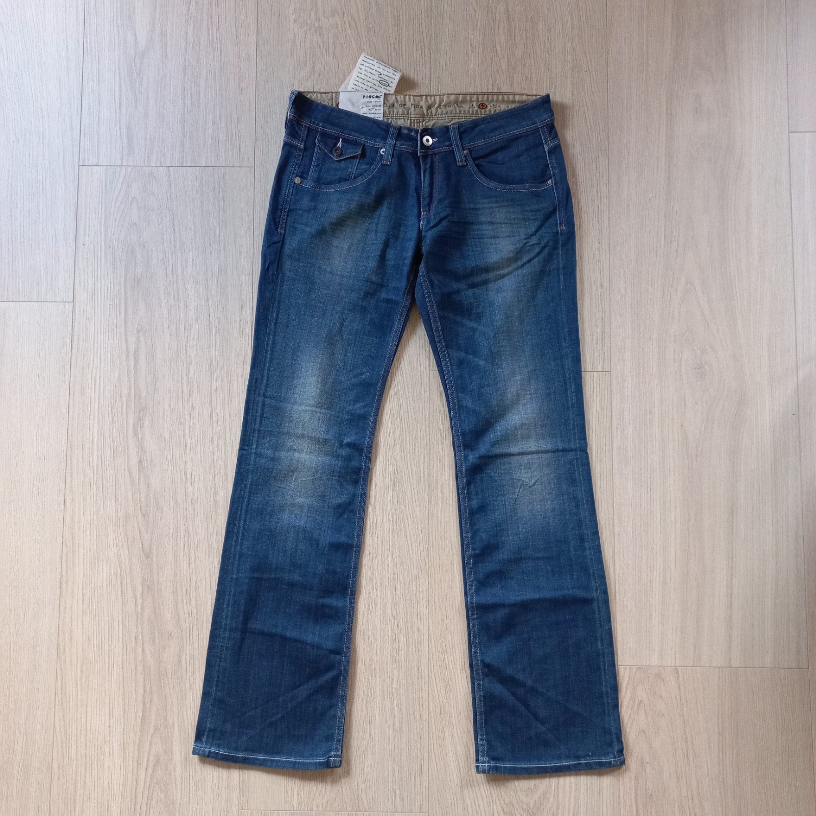 NIEUWE Kuyichi Candy Low Lean Shoe Cut Jeans W30 L32, Ophalen of Verzenden, Nieuw, Blauw