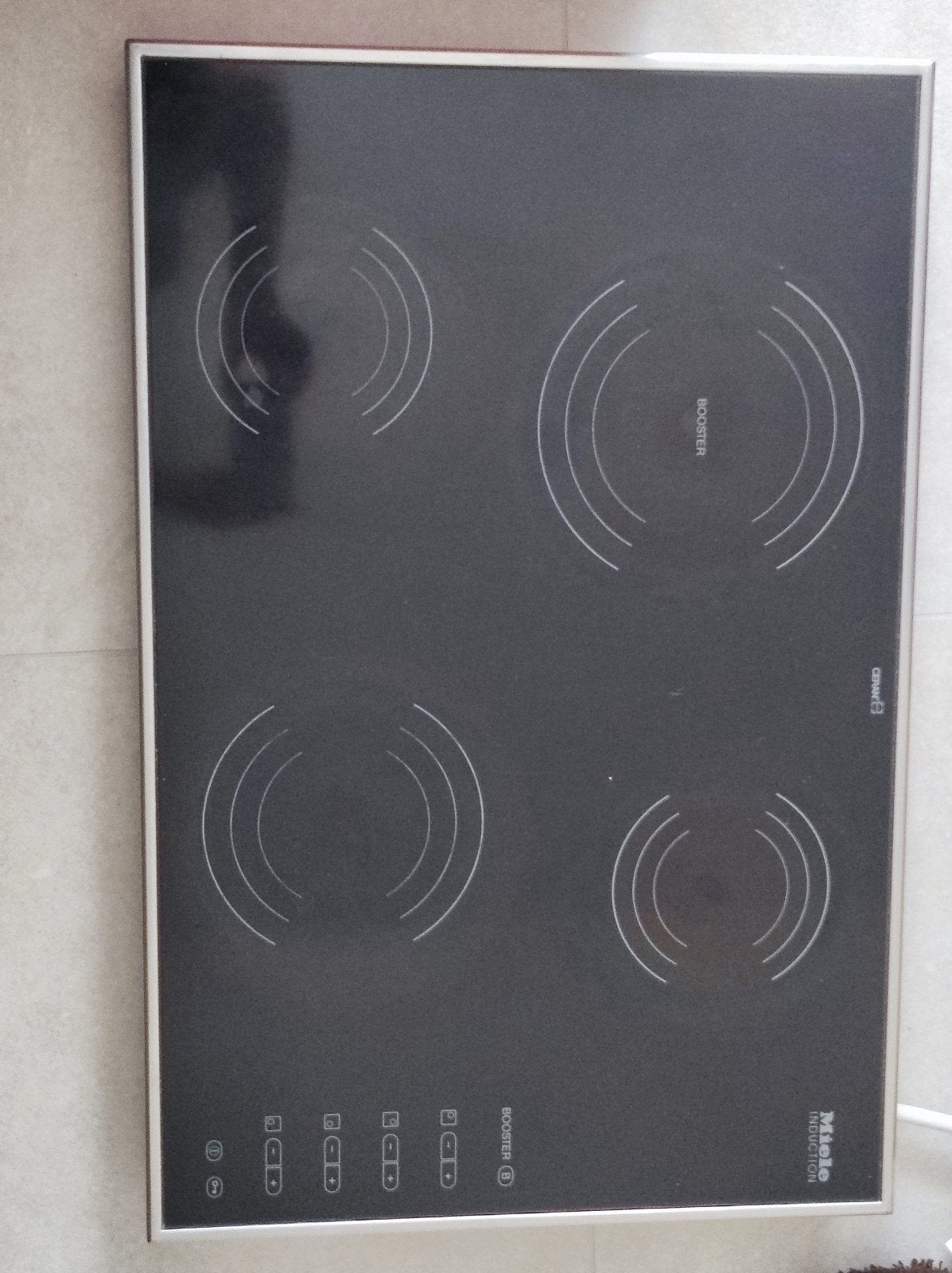 Miele Inductiekookplaat, Ophalen, 4 kookzones, Zo goed als nieuw, Inbouw