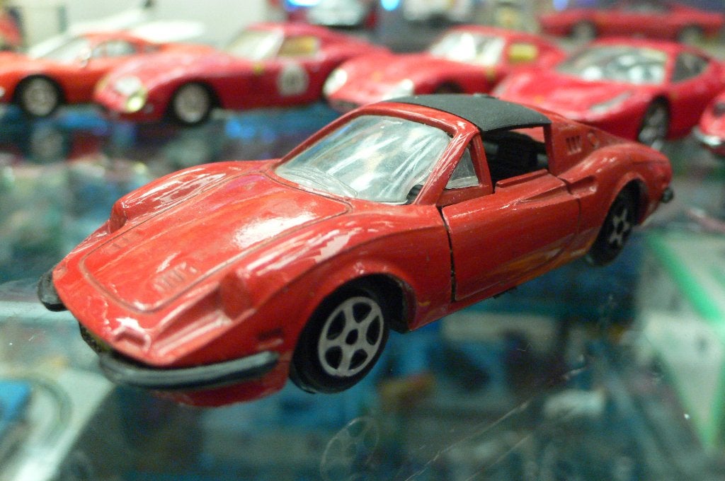ferrari dino 246gts- norev metaal - 1/43, Verzenden, Nieuw, Auto, Overige merken