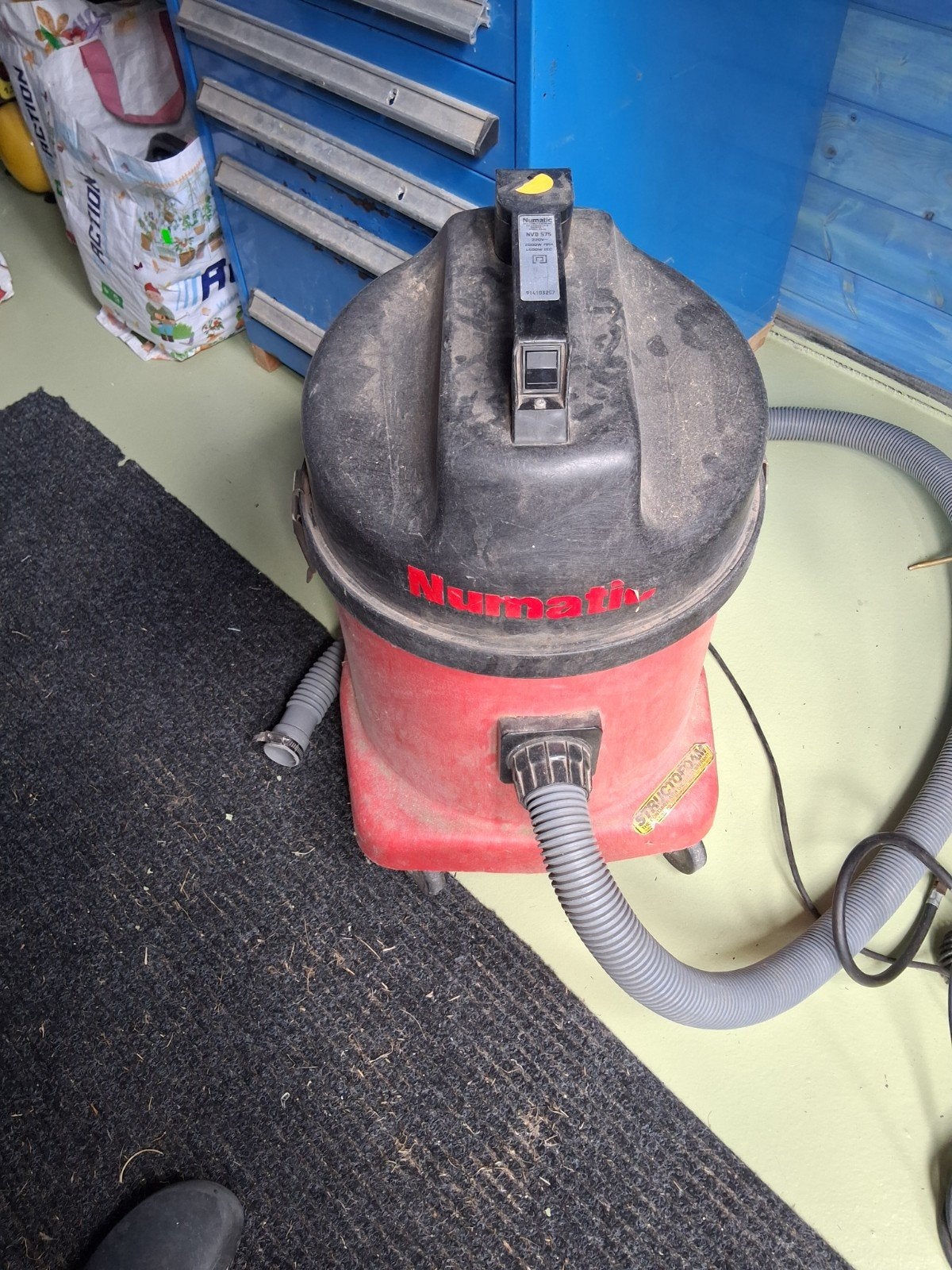 Numatic NVD 575 Stofzuiger, Doe-het-zelf en Verbouw, Ophalen of Verzenden, Gebruikt, Afzuiger
