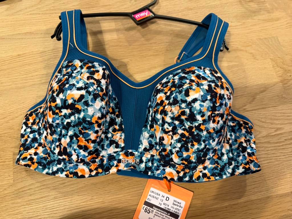 Panache sport bh 75D NIEUW!! Nu €30, Ophalen of Verzenden, Blauw, BH